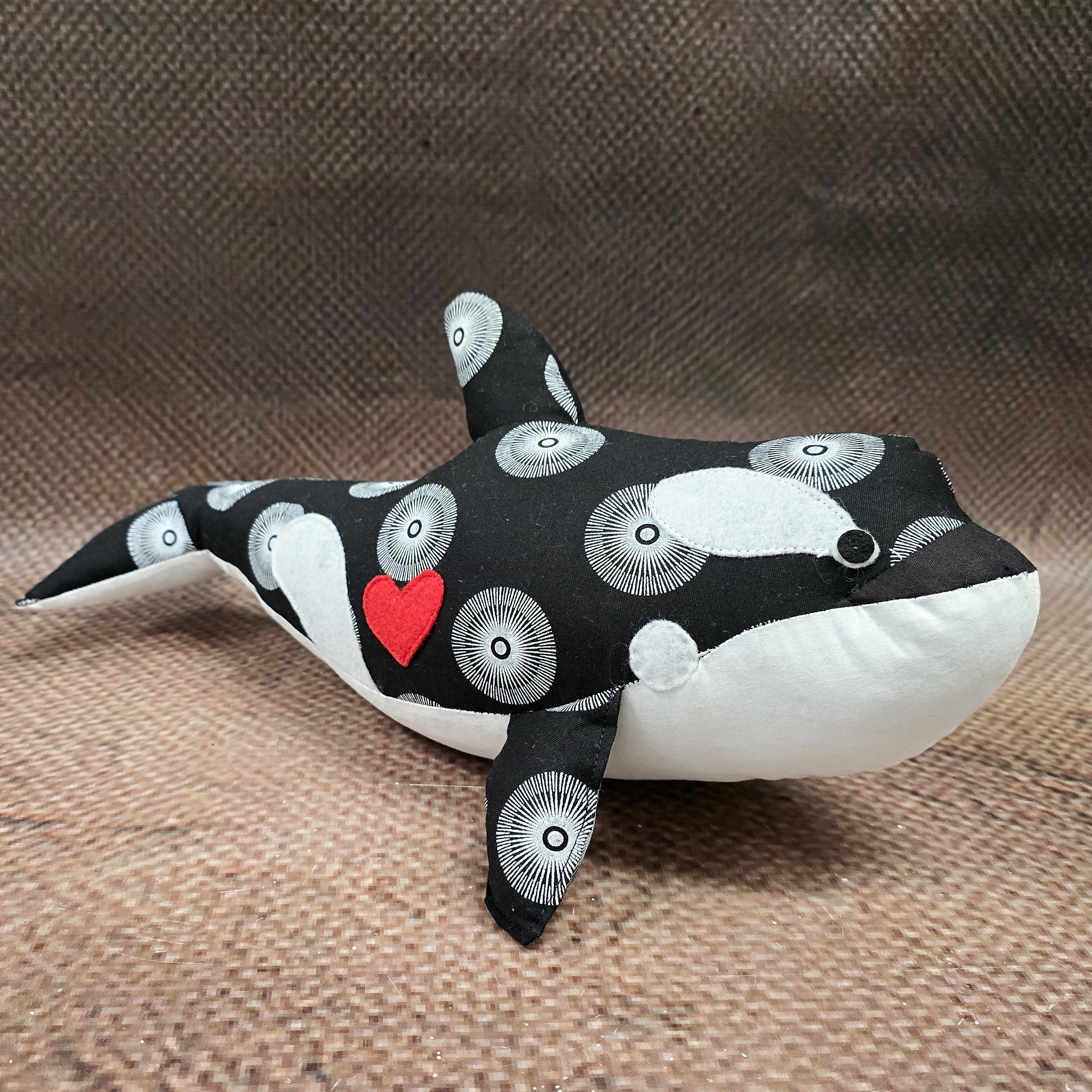 Gumi ORCA Shweshwe Soft Toy