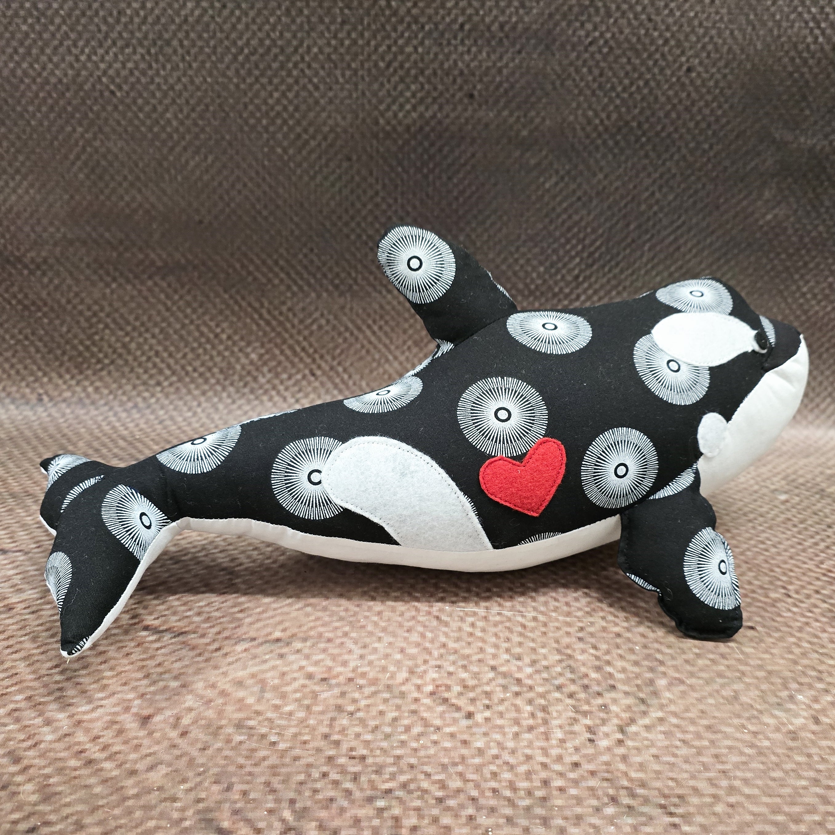 Gumi ORCA Shweshwe Soft Toy
