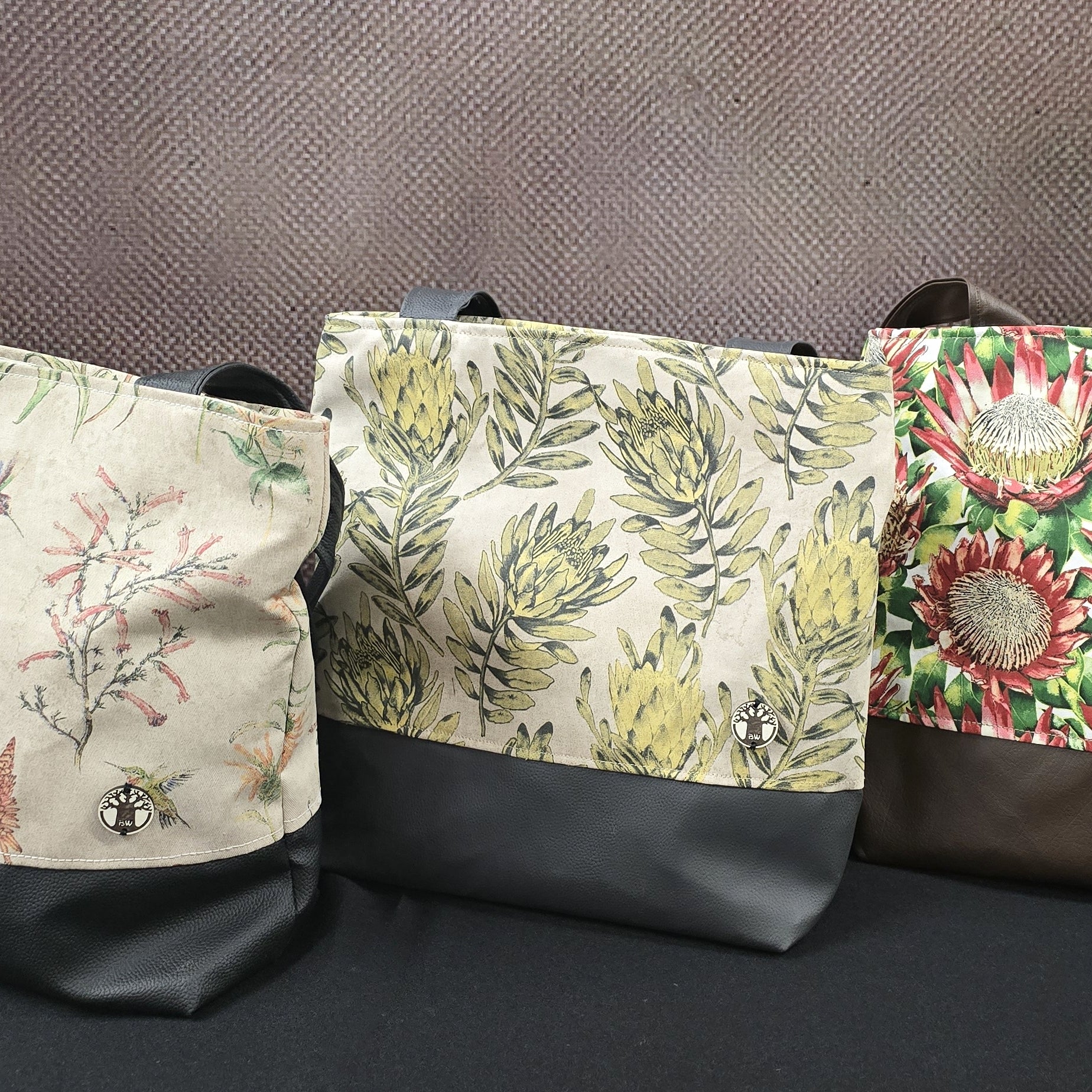 Custom two tone Ladies Handbag