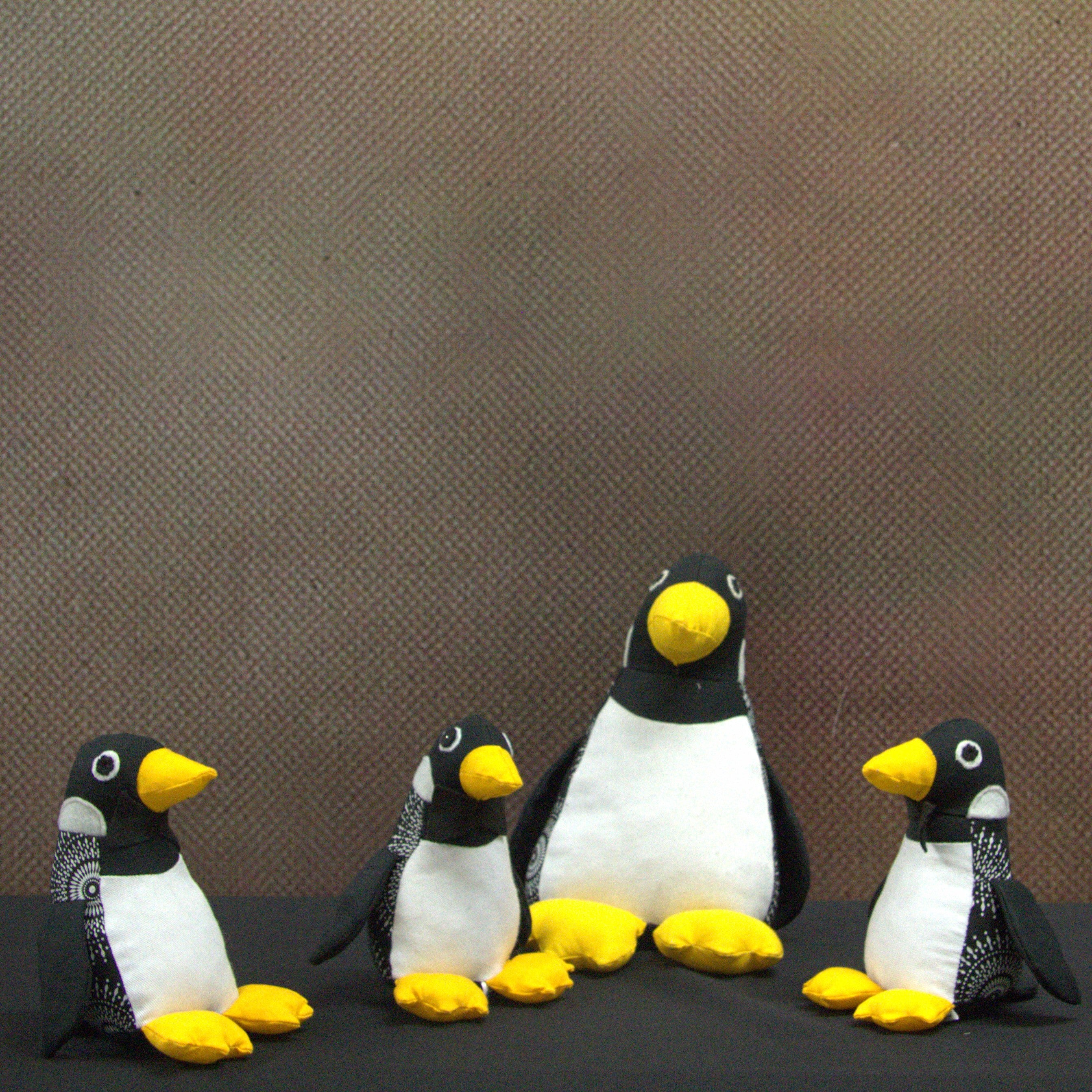 Vygie Pikkewyn Shweshwe Soft Toy
