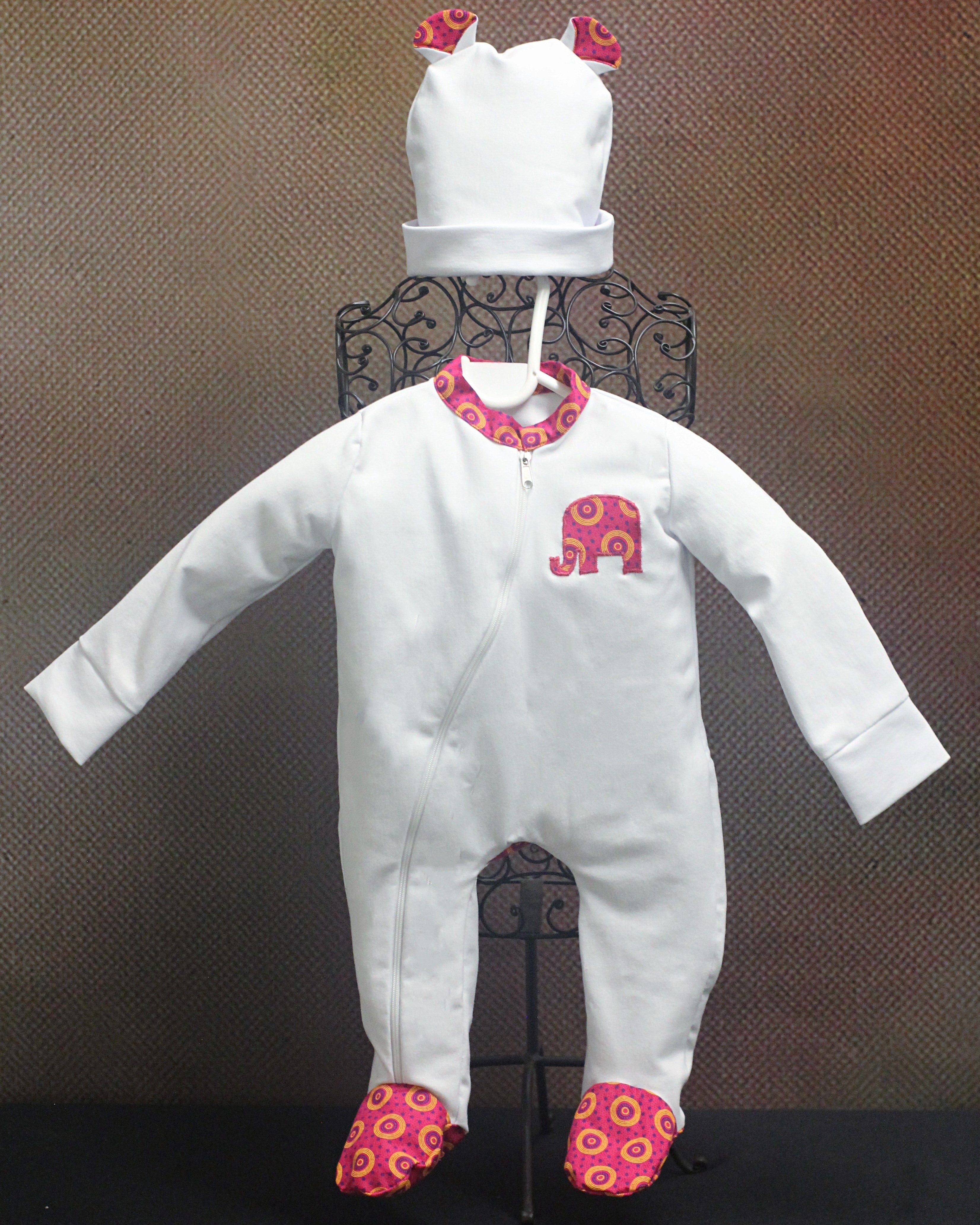 Shweshwe Baby Grow set