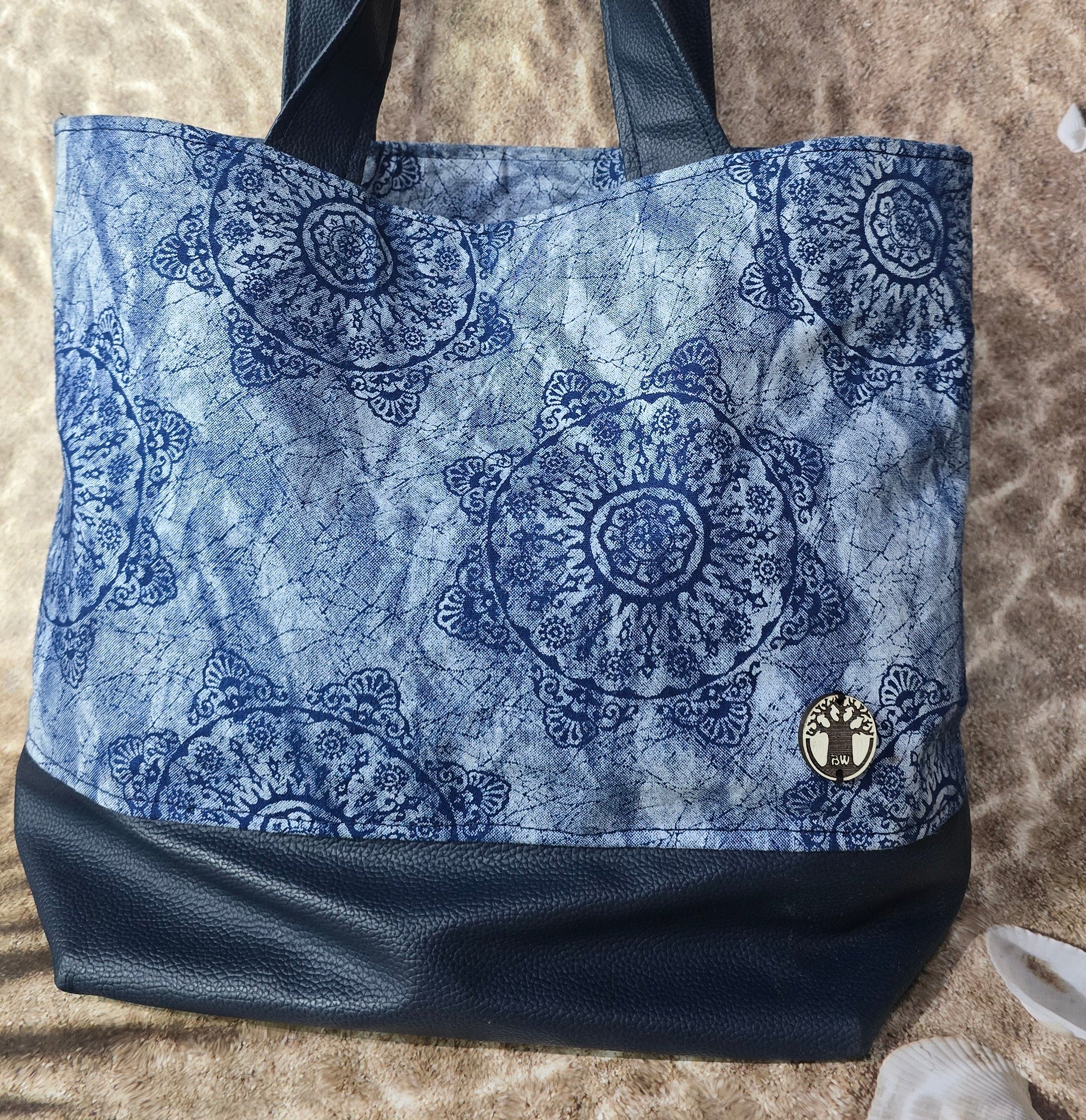 Custom two tone Ladies Handbag