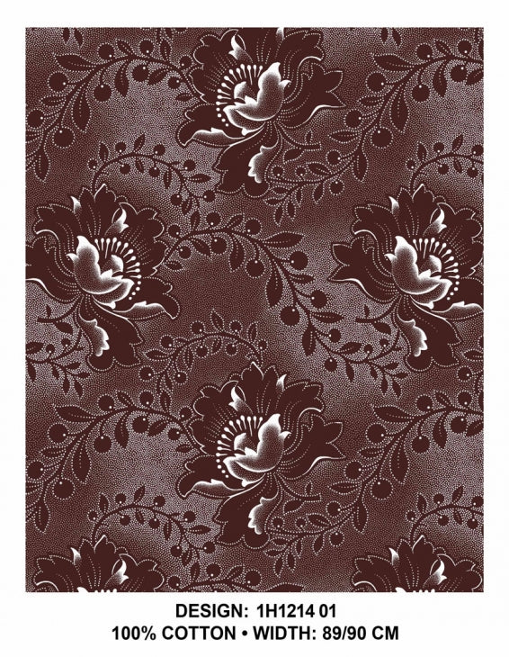 Damen-Overall mit floralem Shweshwe-Motiv