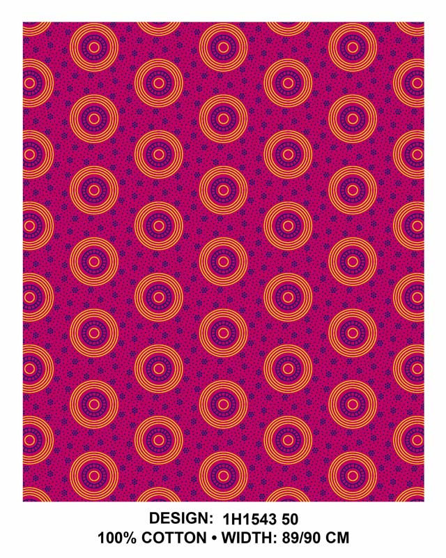 Short sleeve ShweShwe African design Female