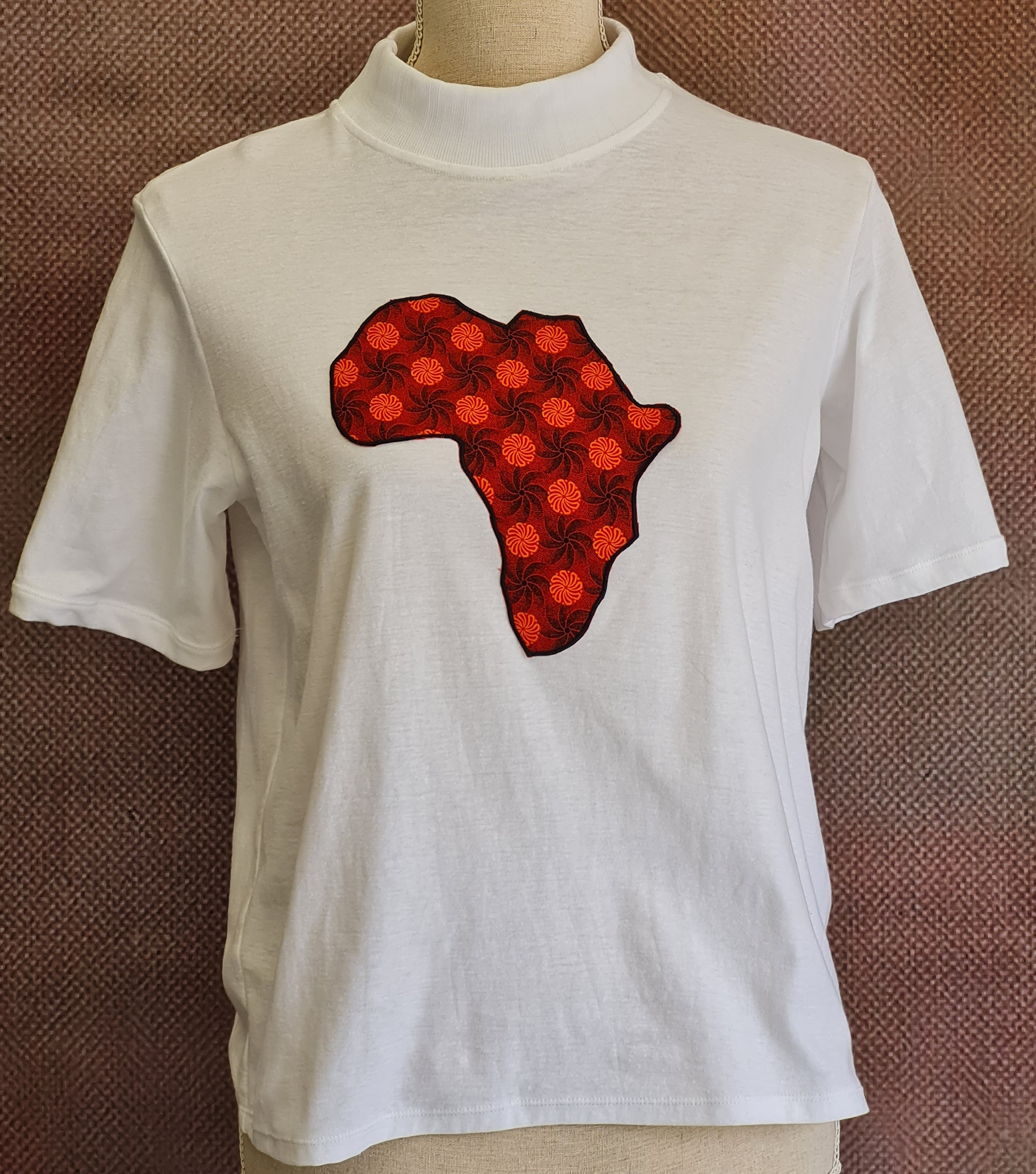 Kurzärmeliges ShweShwe-afrikanisches Design für Damen