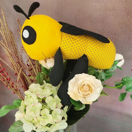 Bella Bee Shweshwe custom soft toy