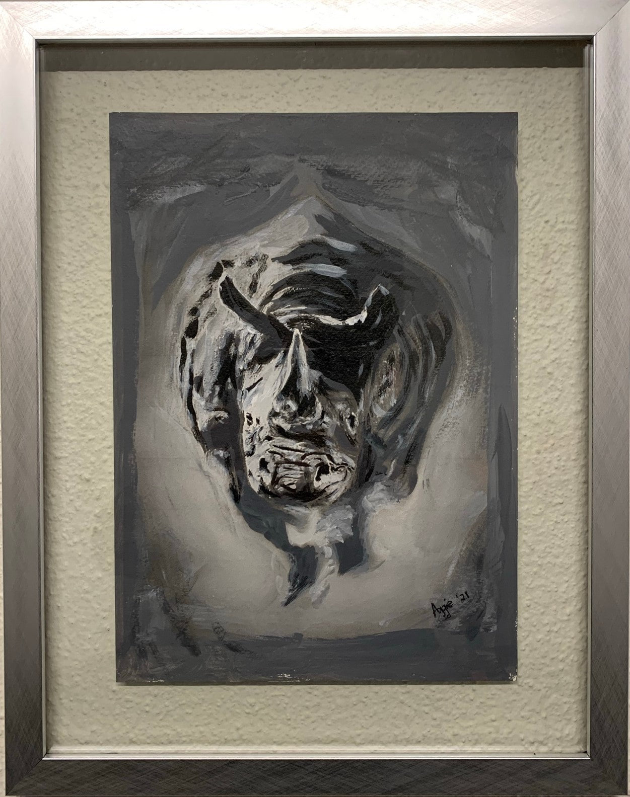 Original Rhino A4 Painting