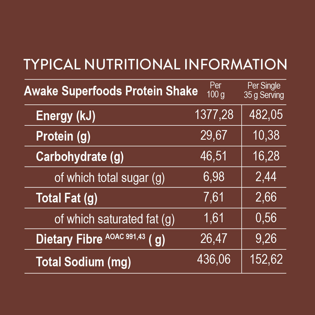 Soaring Free Superfoods Proteine Shake - Awaken (chocolate)