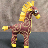 Lily Giraffe Shweshwe Soft Toy