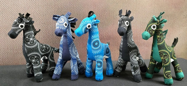 Lily Giraffe Shweshwe Stofftier
