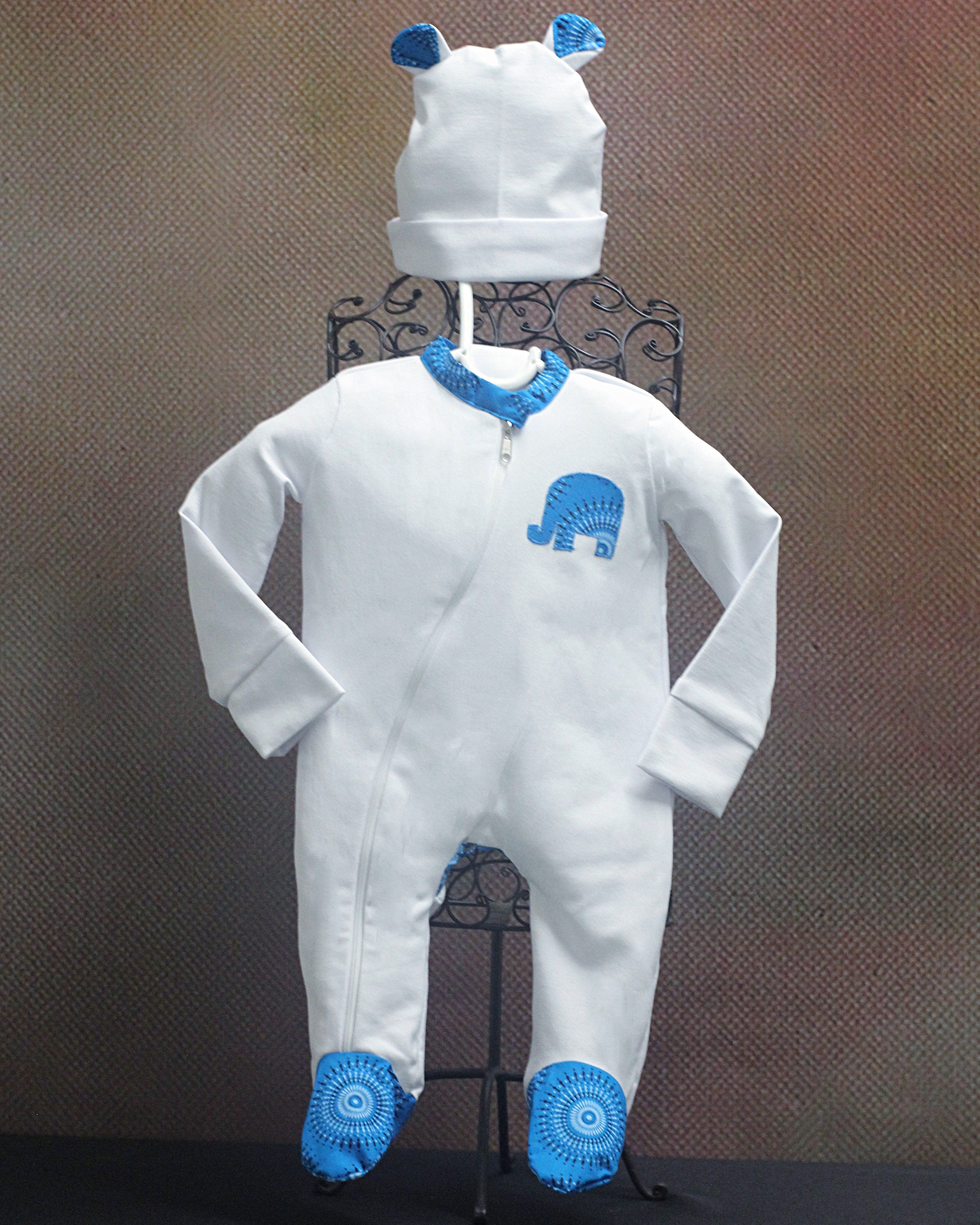 Shweshwe Baby Grow set