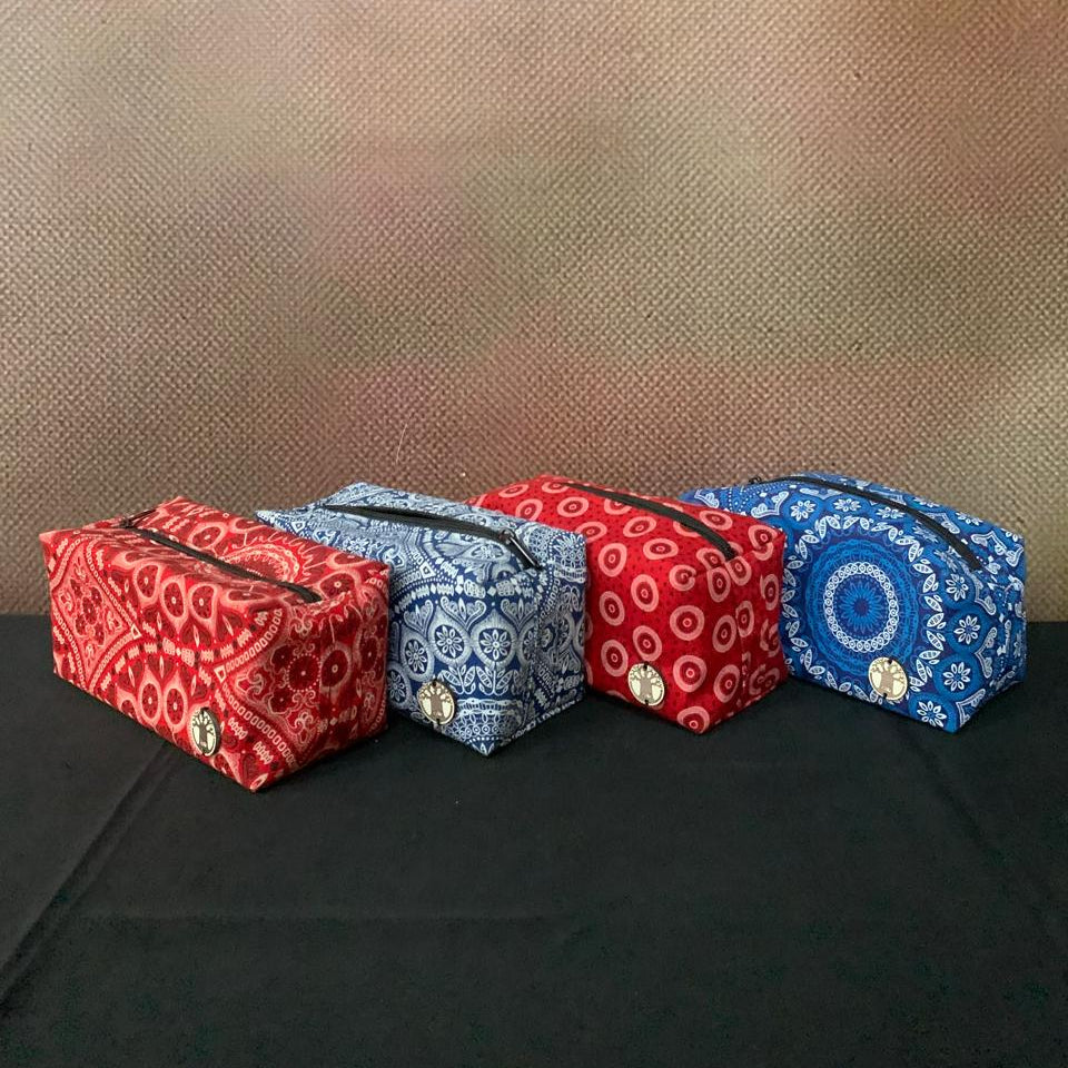 Shweshwe Toiletry/Make-up bag