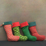 Christmas Shweshwe Stockings