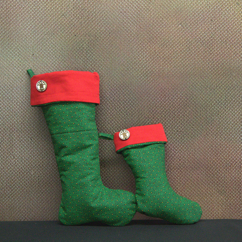 Christmas Shweshwe Stockings