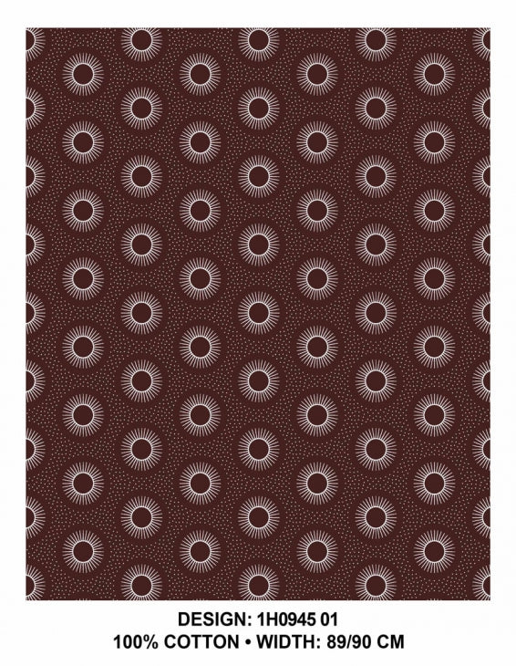 Short sleeve ShweShwe African design Female