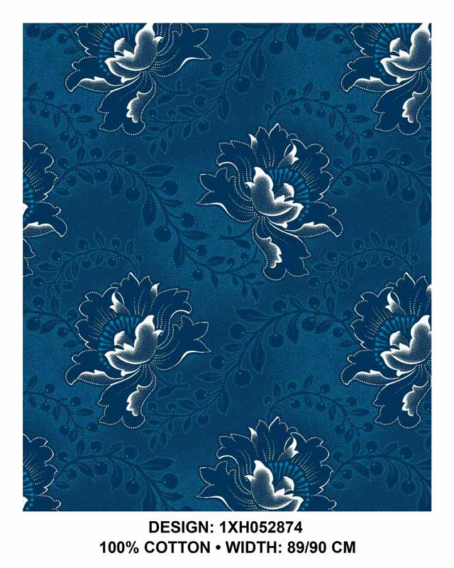 Damen-Overall mit floralem Shweshwe-Motiv