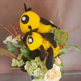Bella Bee Shweshwe custom soft toy