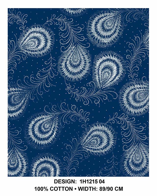 Custom Feather Dress print with Shweshwe crossover top