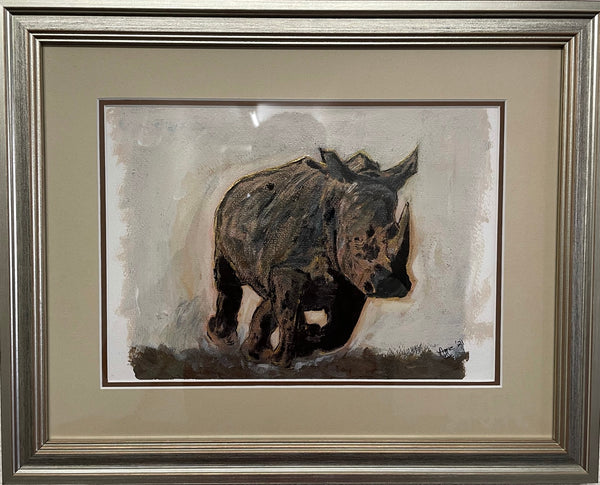 Original Rhino A4 Painting