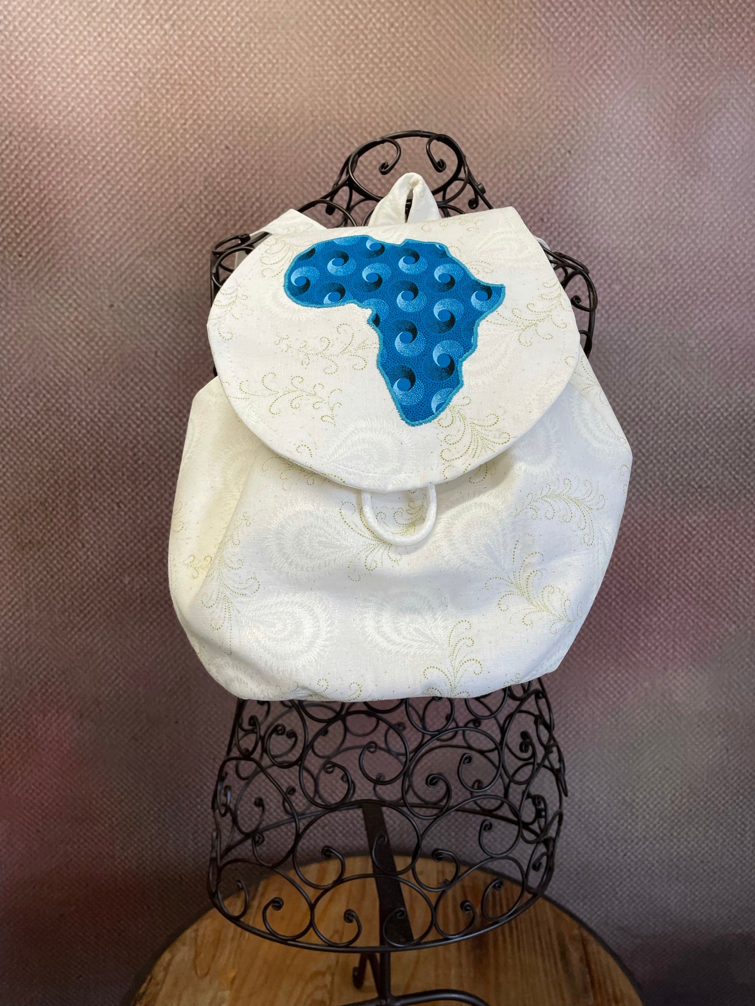 Maßgeschneiderte Kinderrucksacktasche mit Afrika-Detail